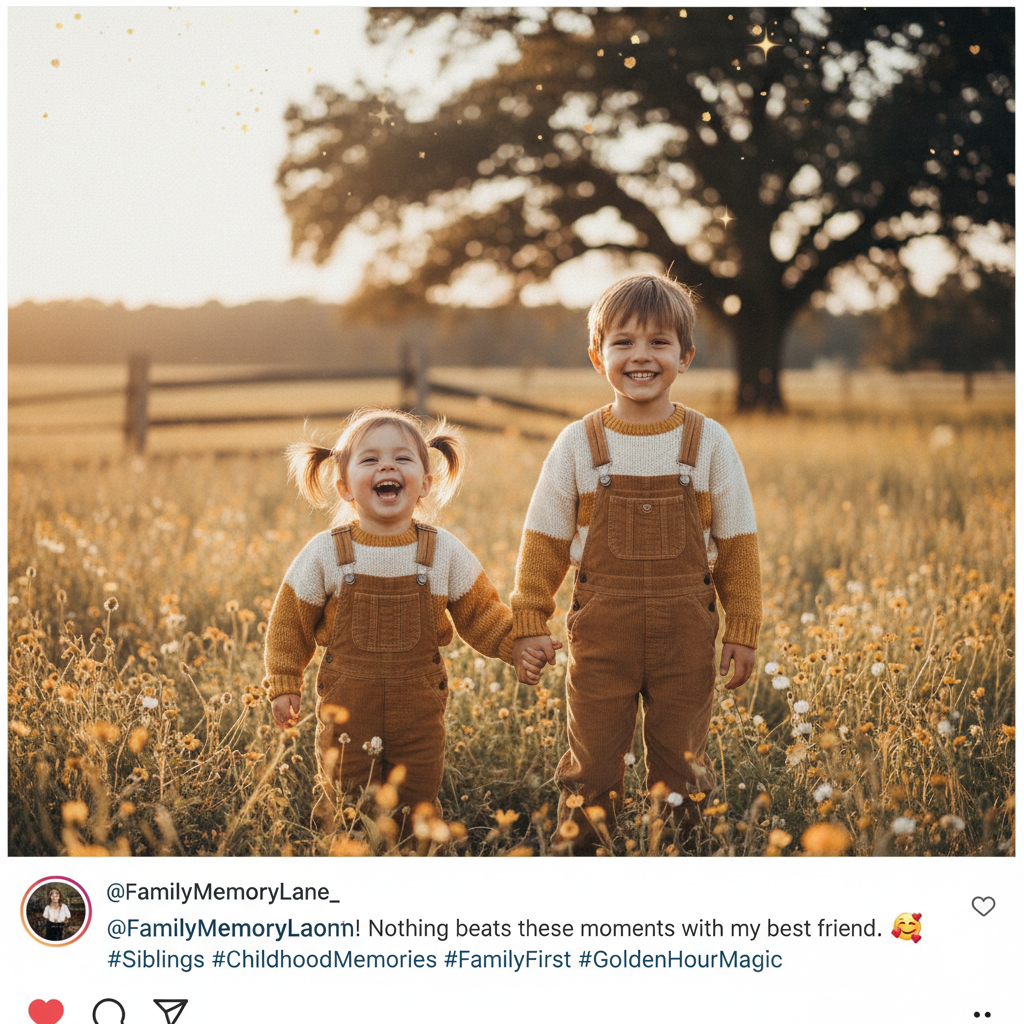 instagram captions for brother and sister pictures