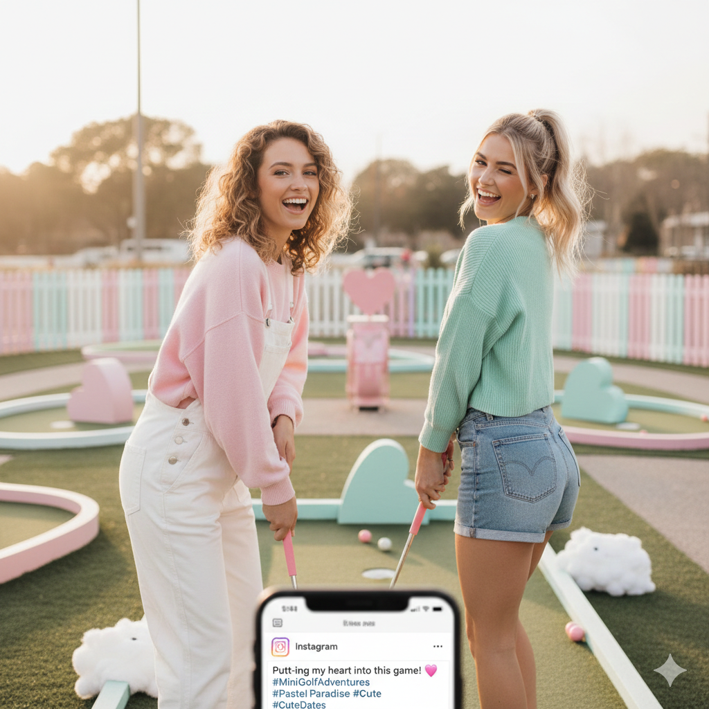 mini golf captions for instagram
