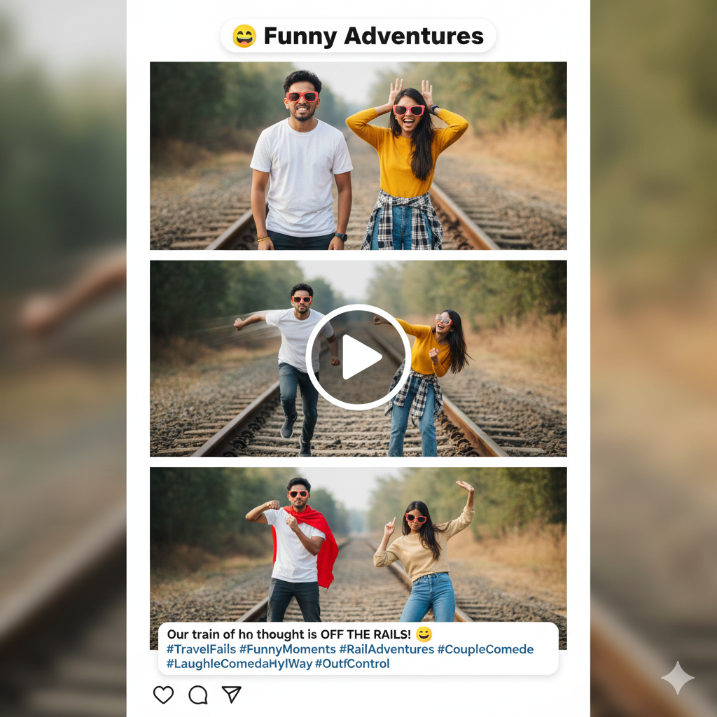 train track captions for instagram