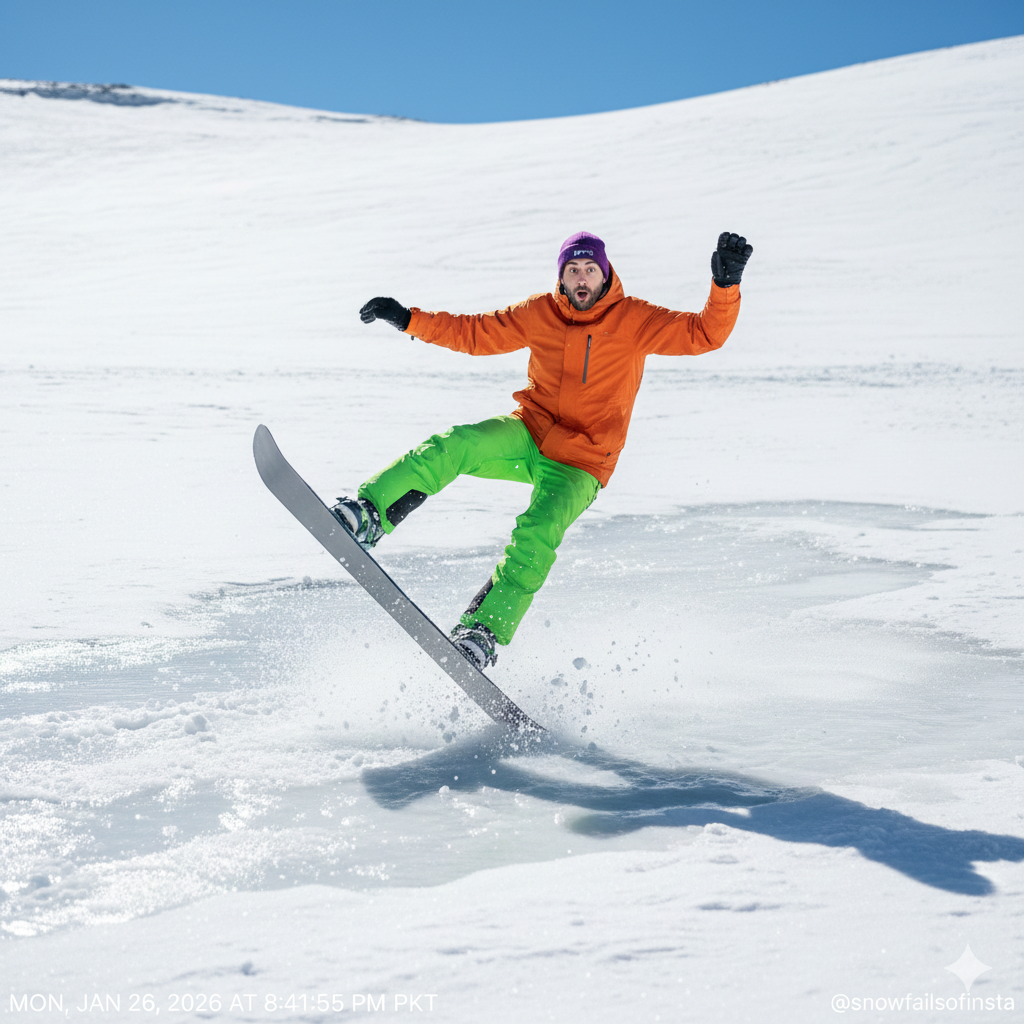 snowboarding captions for instagram funny