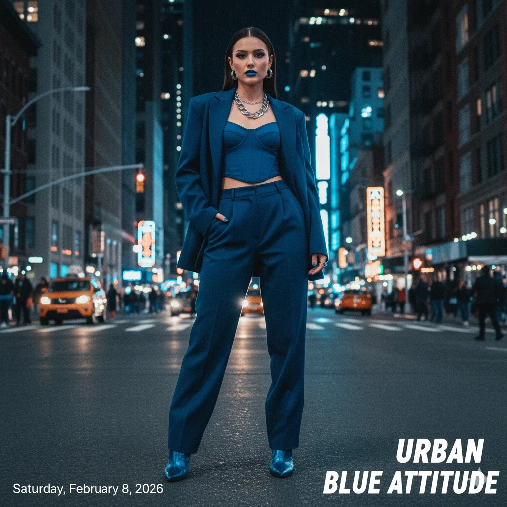 instagram captions for blue outfits