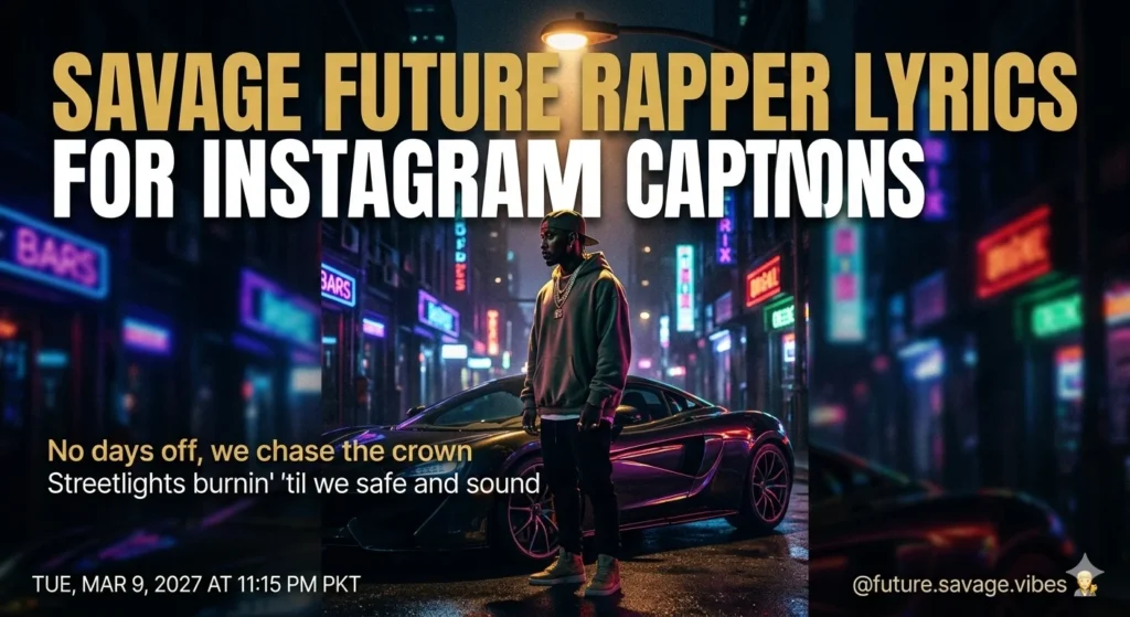 future rapper lyrics for instagram captions