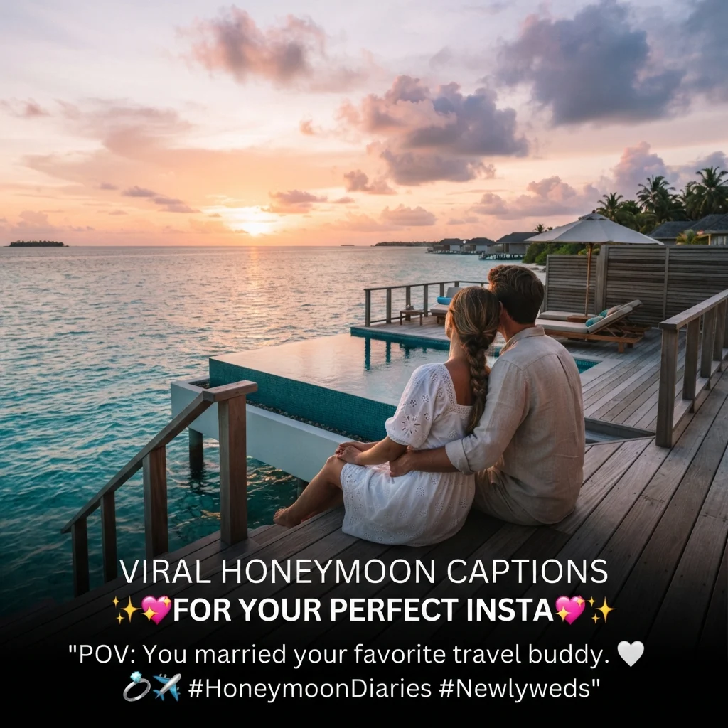 honeymoon captions for funny instagram