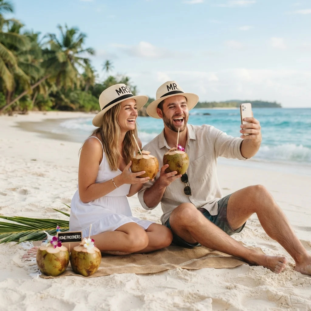 honeymoon captions for funny instagram