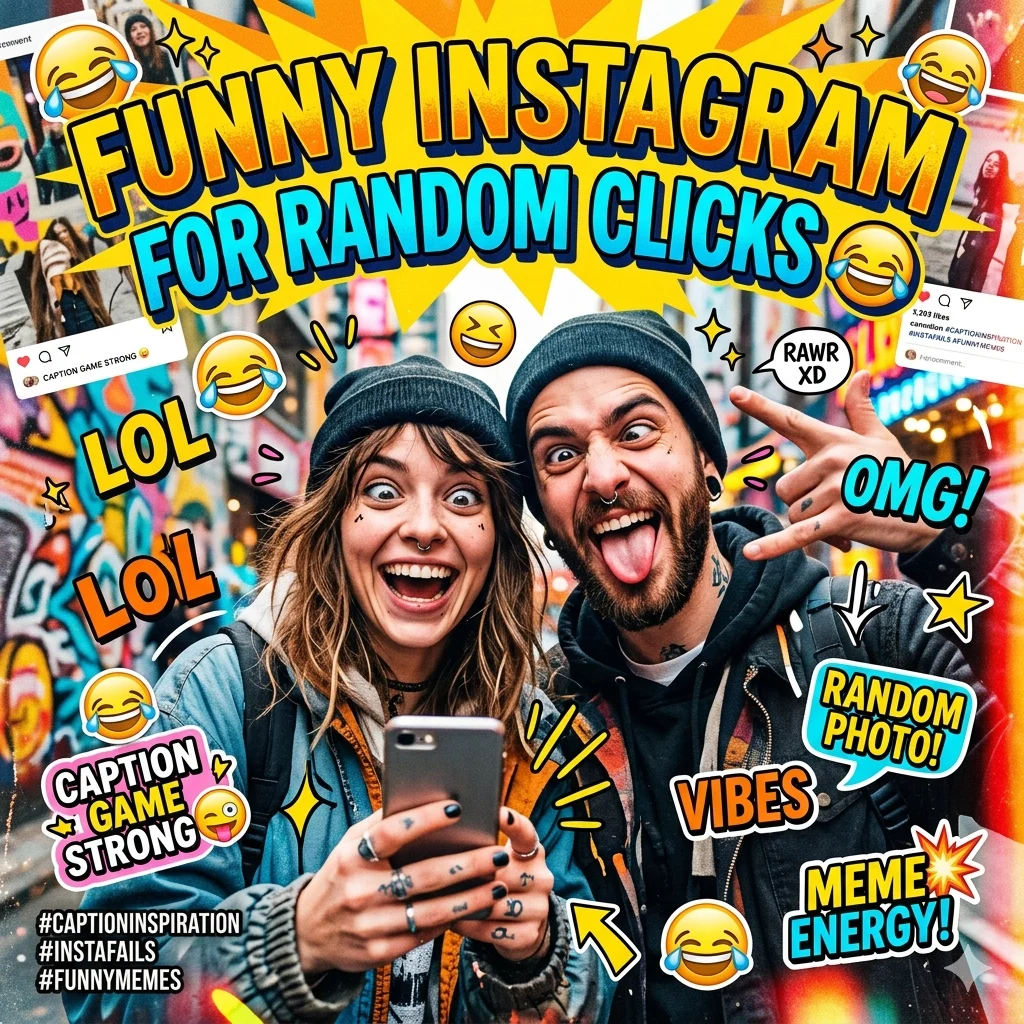 instagram captions for random clicks