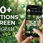 instagram captions for green