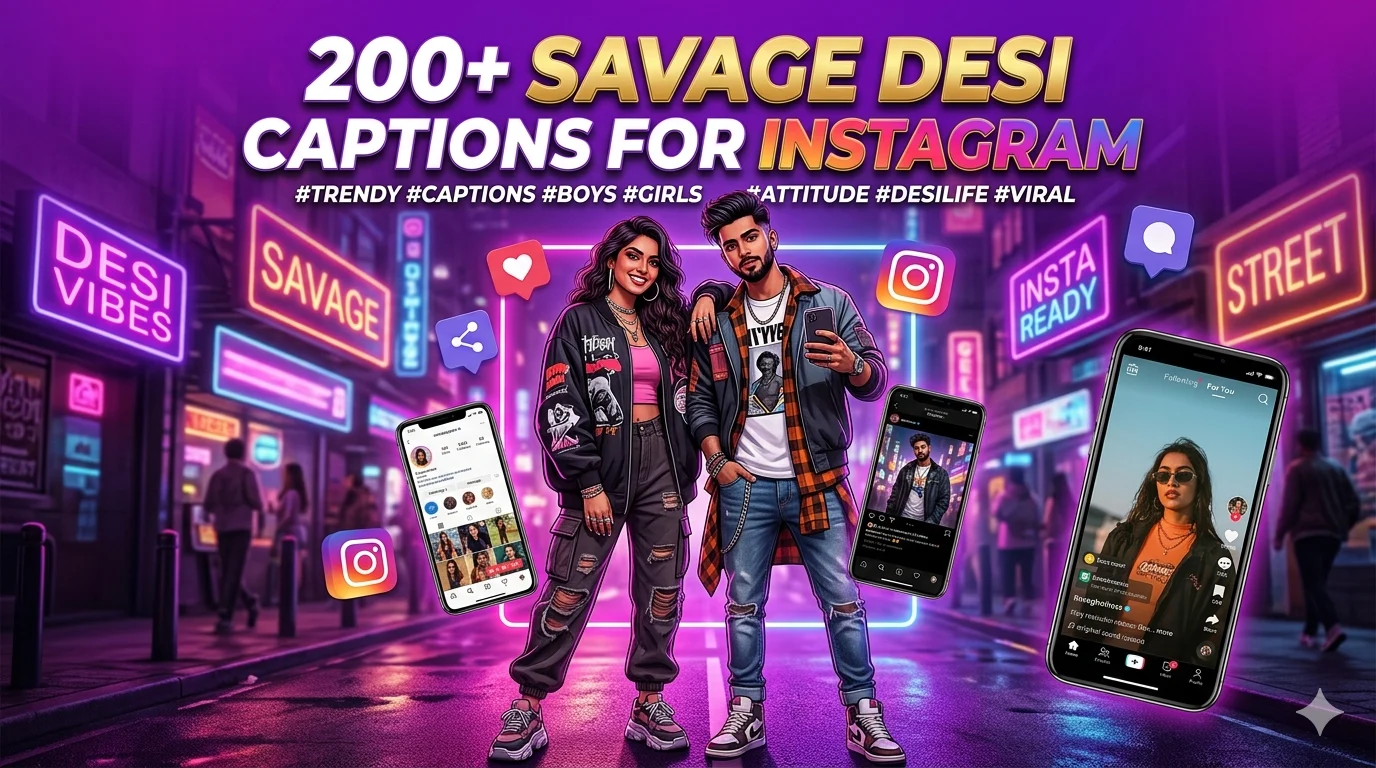 savage desi captions for instagram