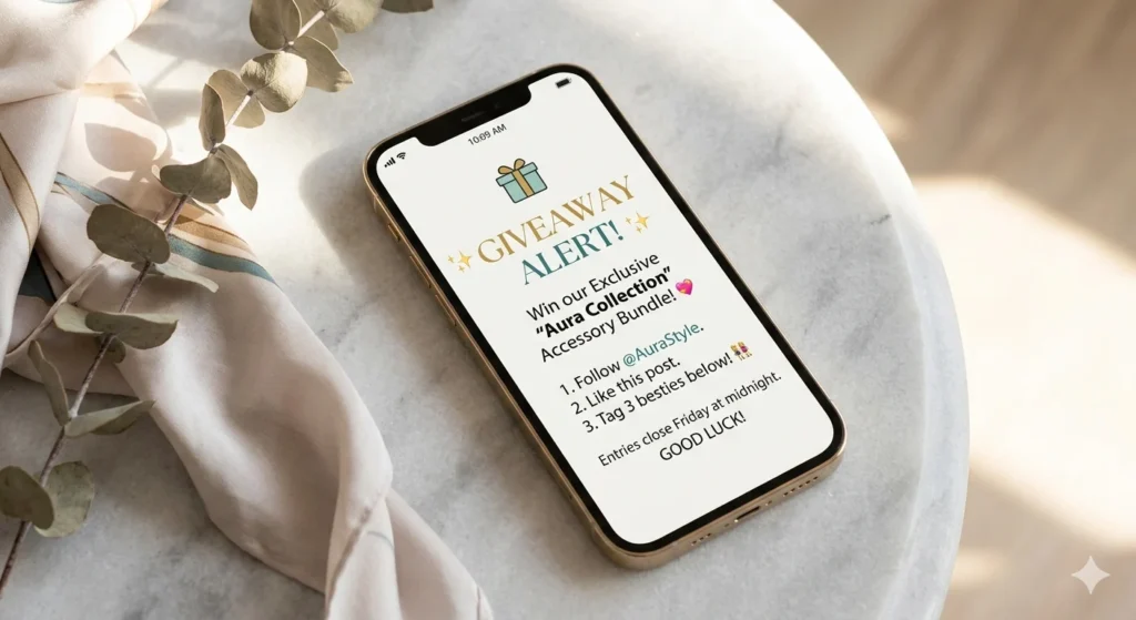 raffle captions for instagram