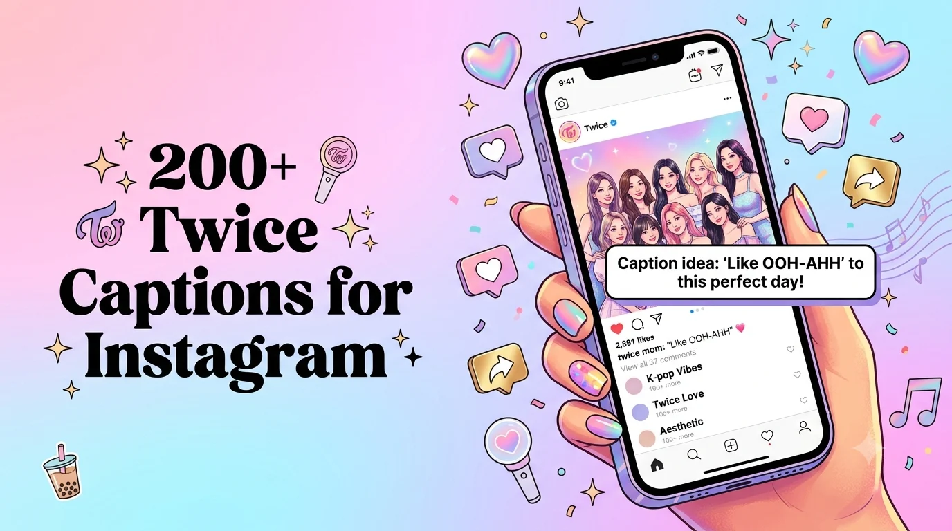 twice captions for instagram