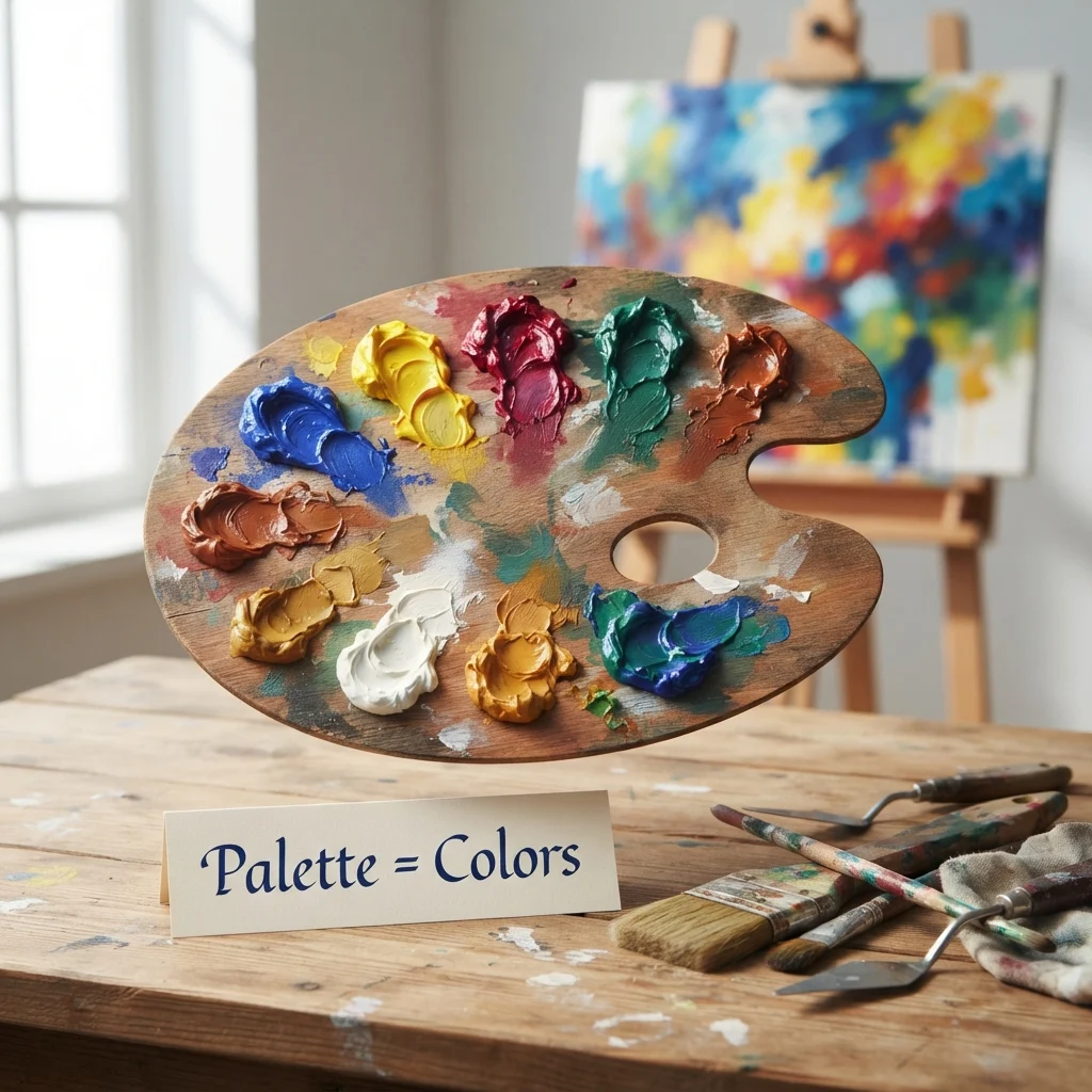 palate or palette