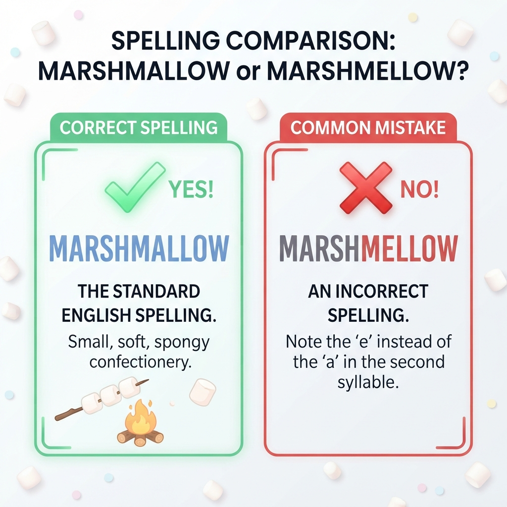marshmallow or marshmellow