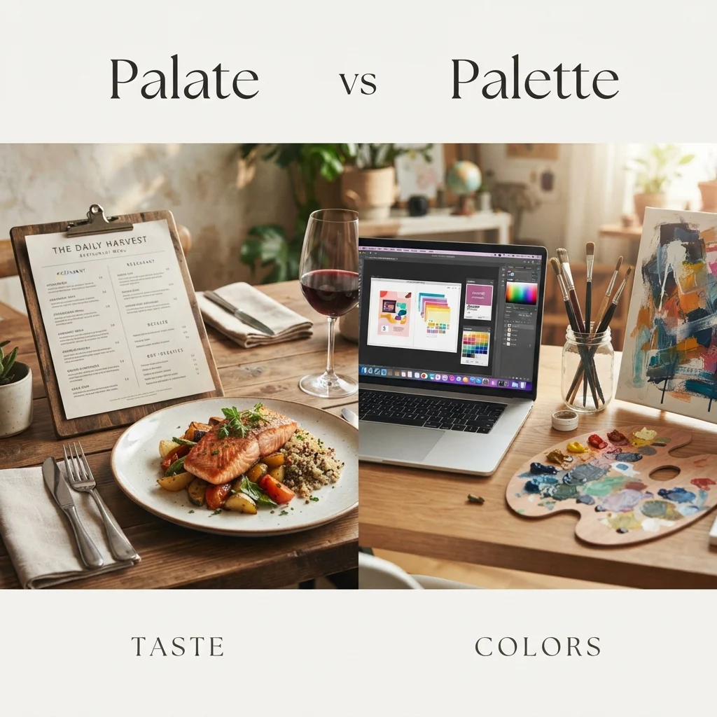 palate or palette