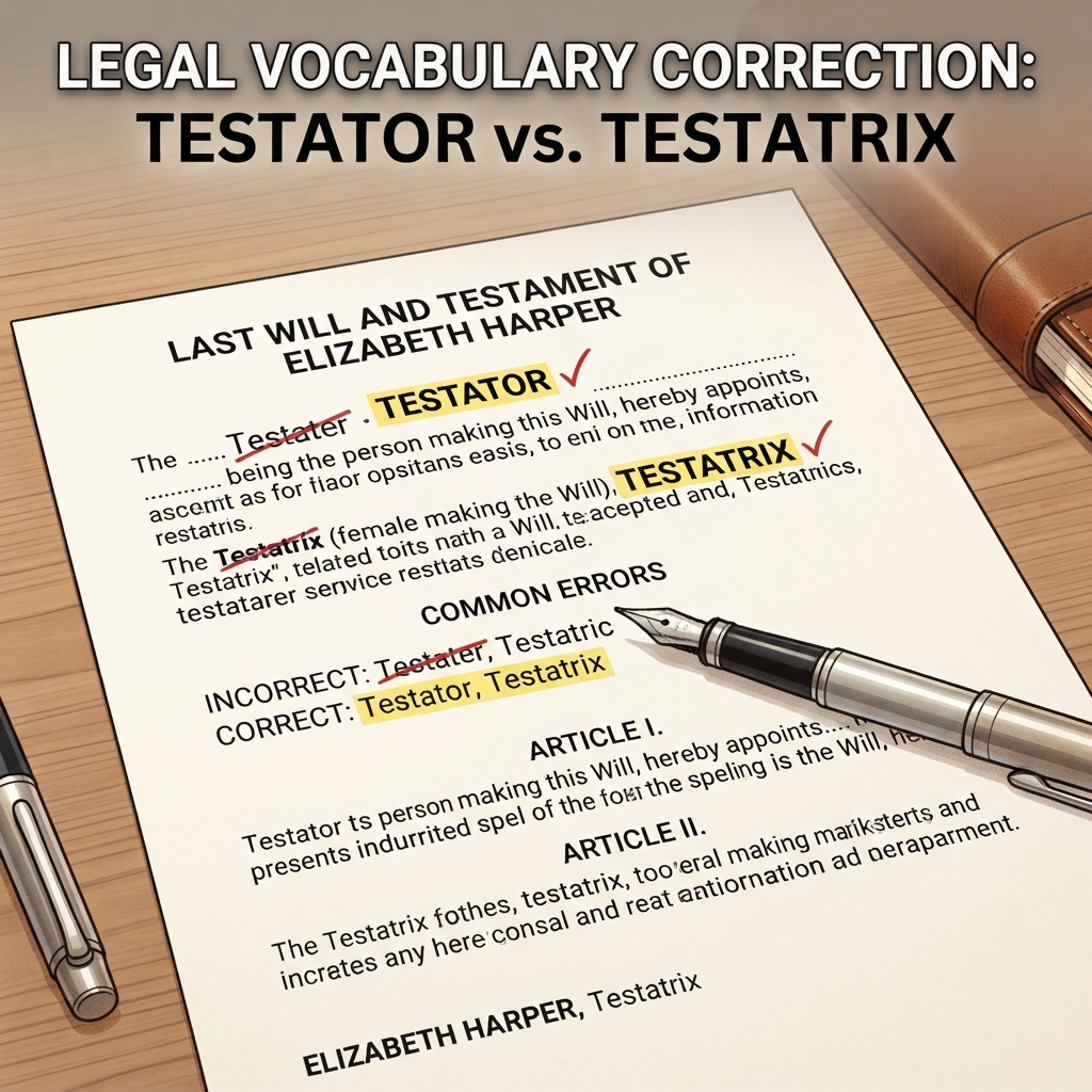 testator or testatrix