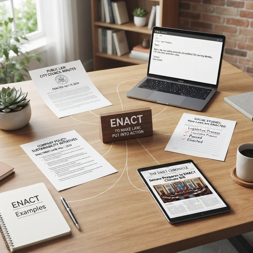 inact or enact