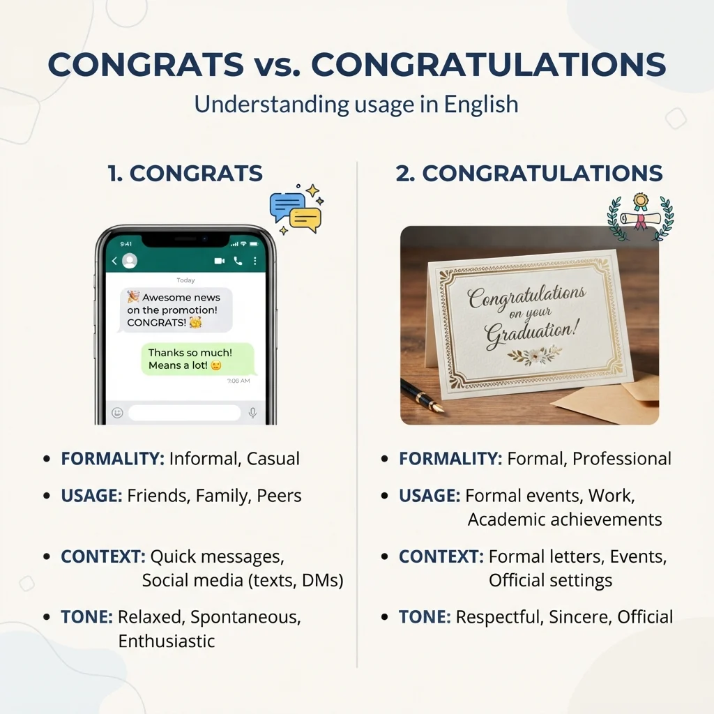 congrats or congratulations