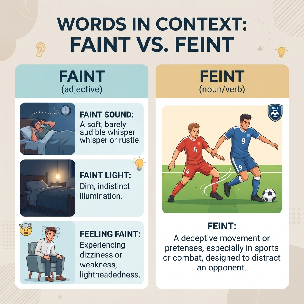 faint or feint