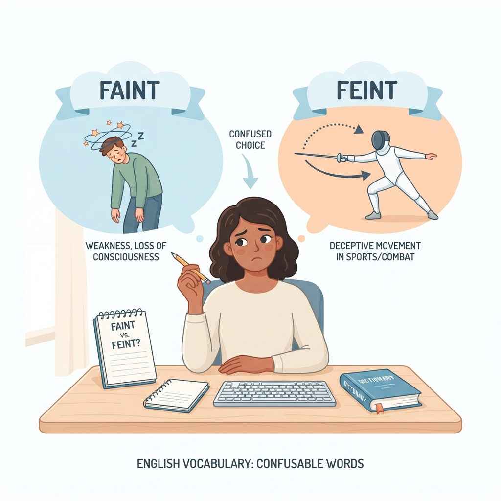 faint or feint