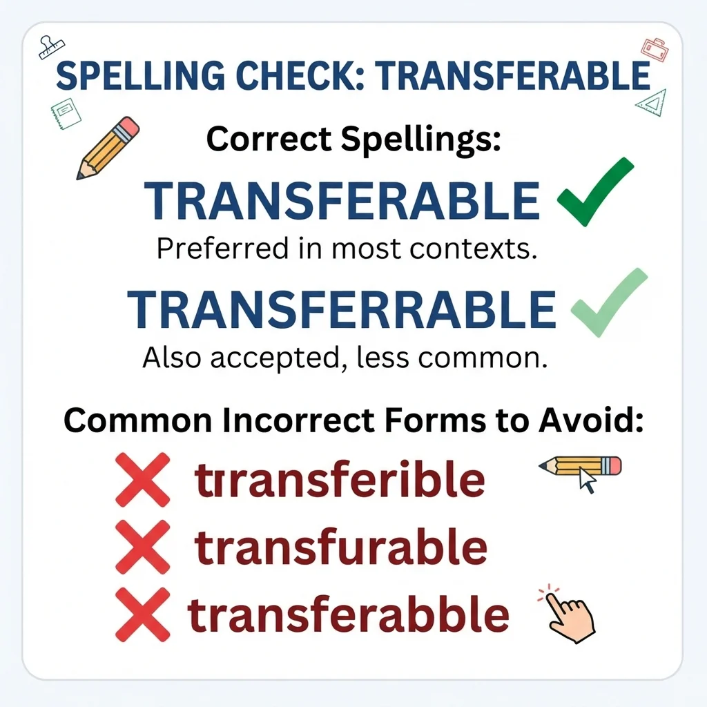 transferable or transferrable