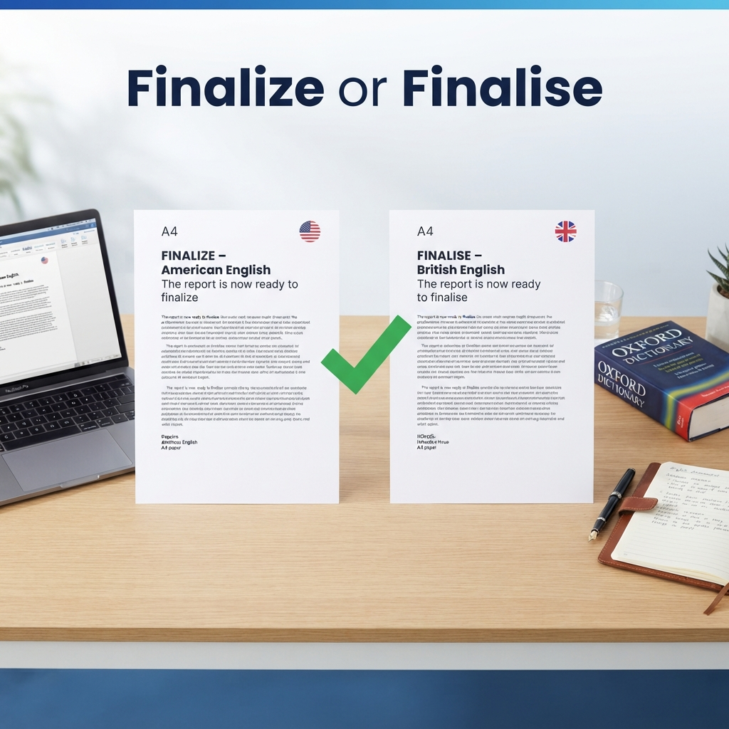 finalize or finalise