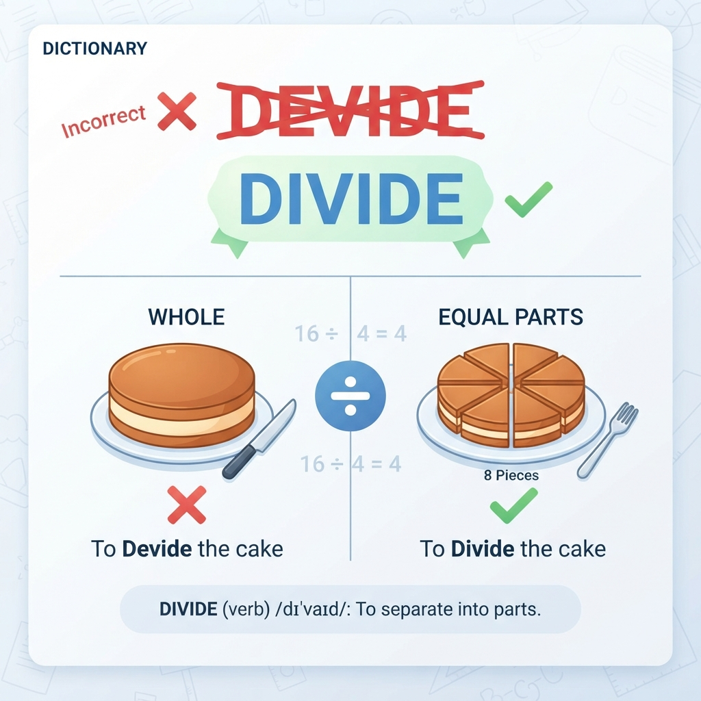 devide or divide