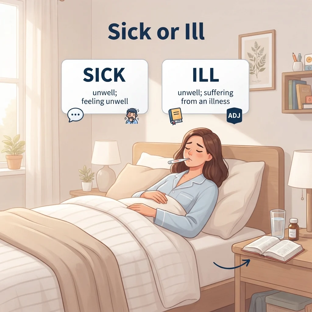 sick or ill