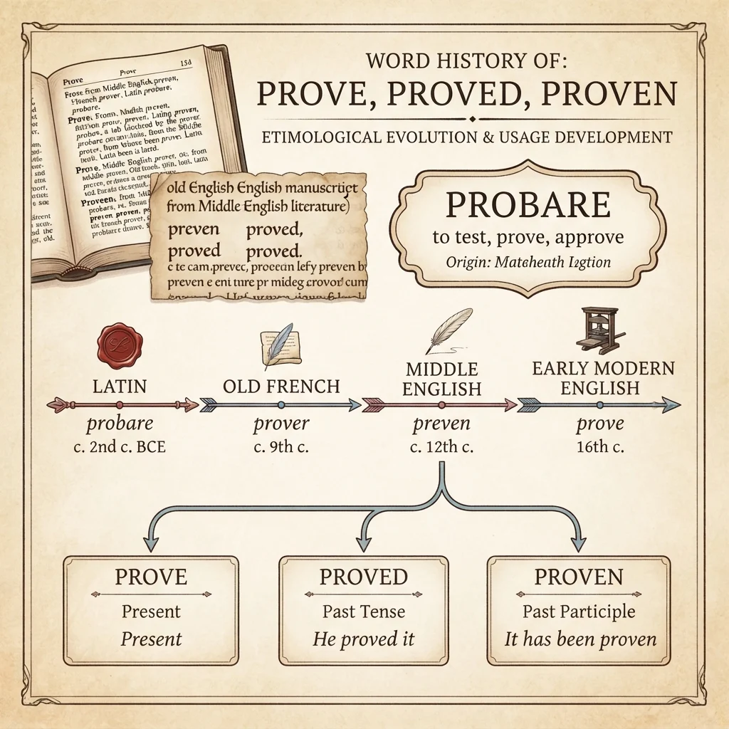 proven or proved