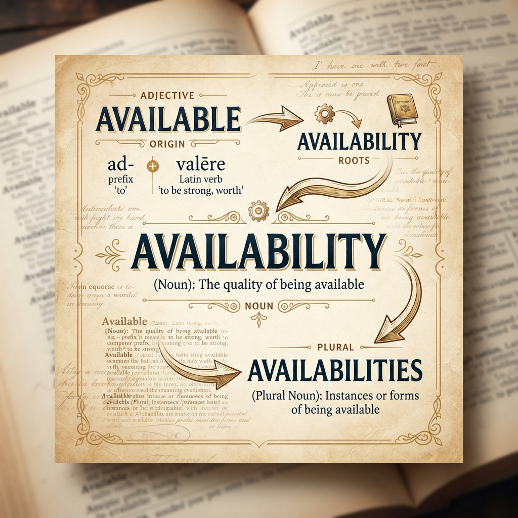 availability or availabilities