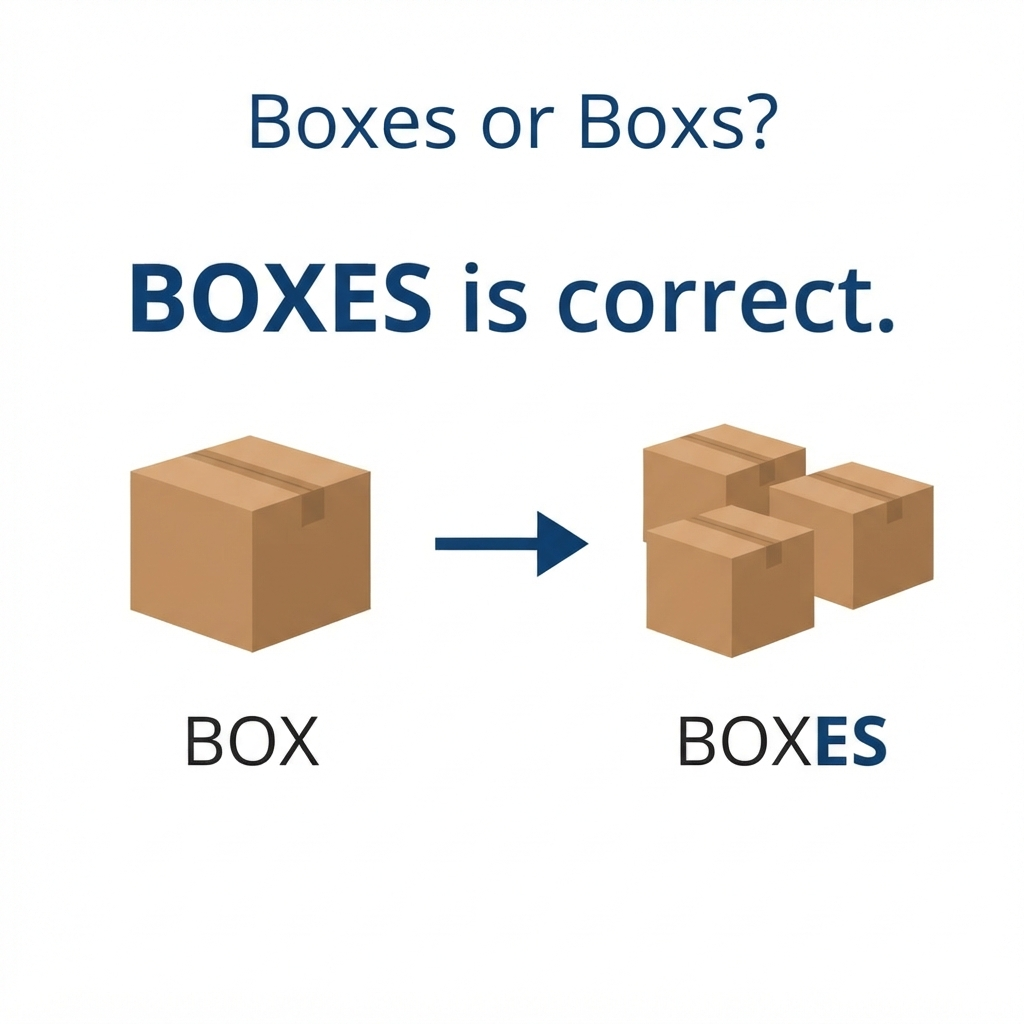 boxes or boxs