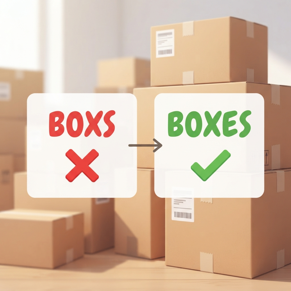 boxes or boxs