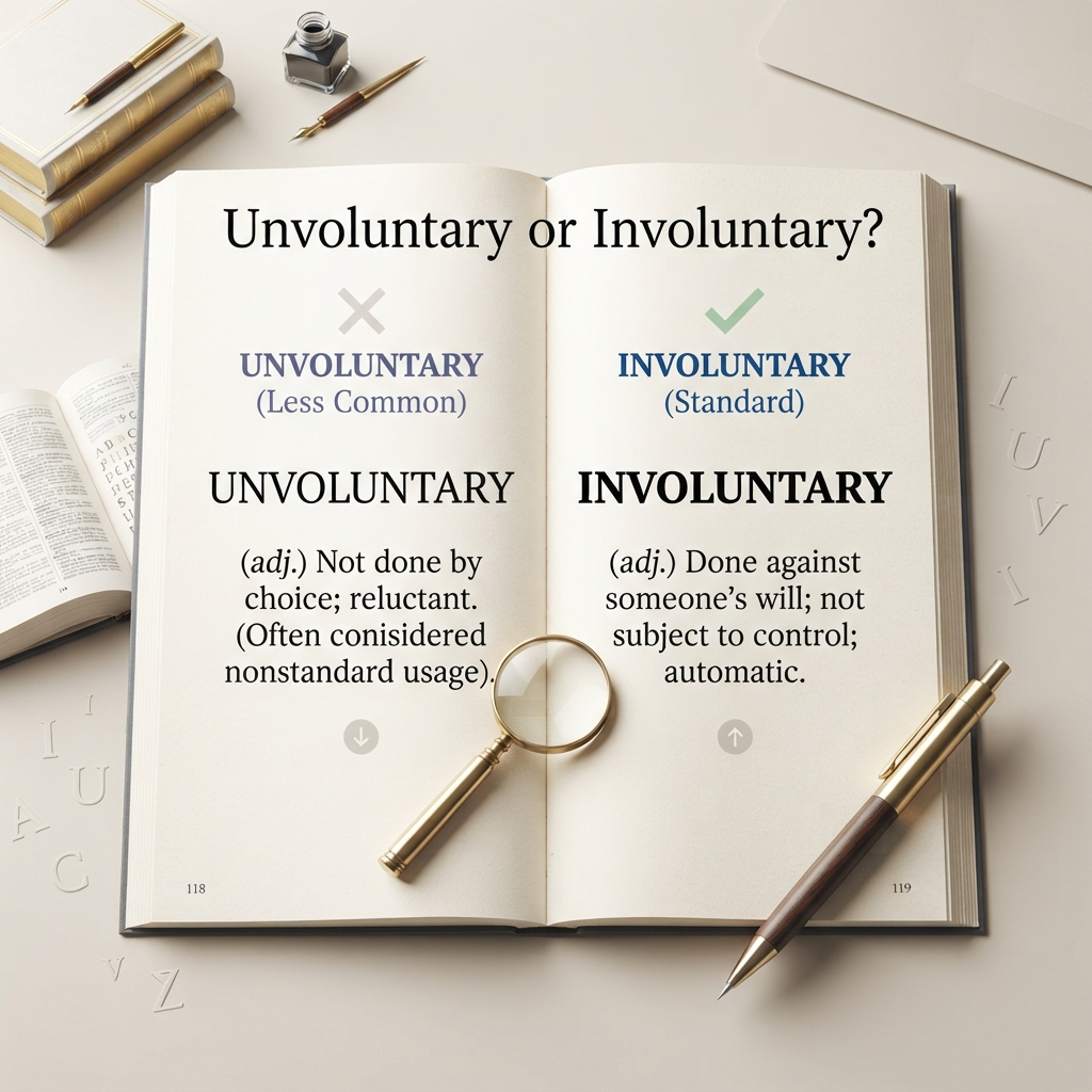 unvoluntary or involuntary