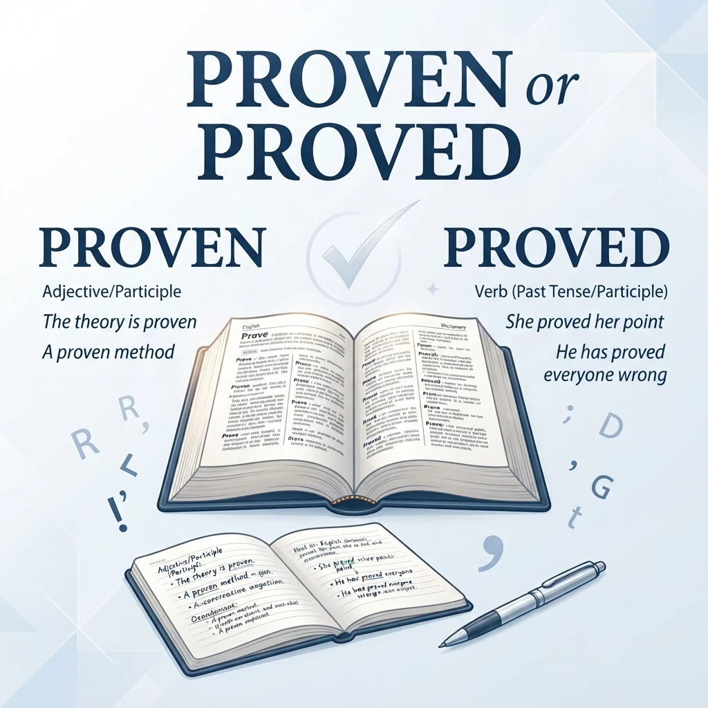 proven or proved