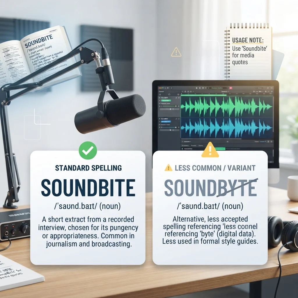 soundbyte or soundbite