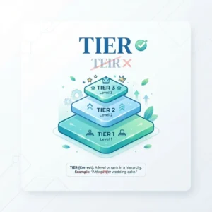 tier or teir