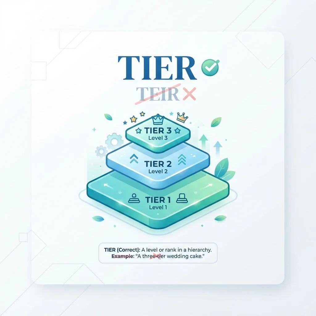 tier or teir