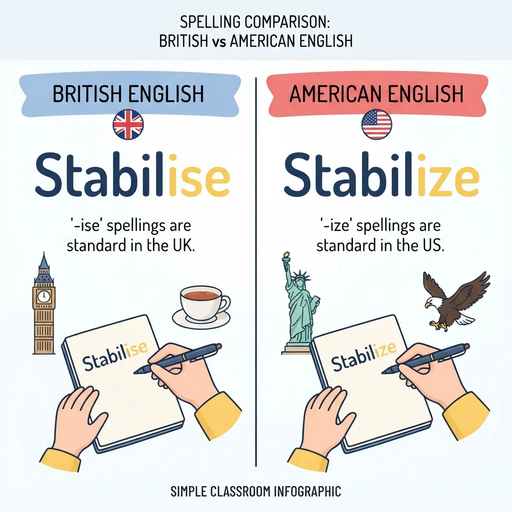 stabilise or stabilize