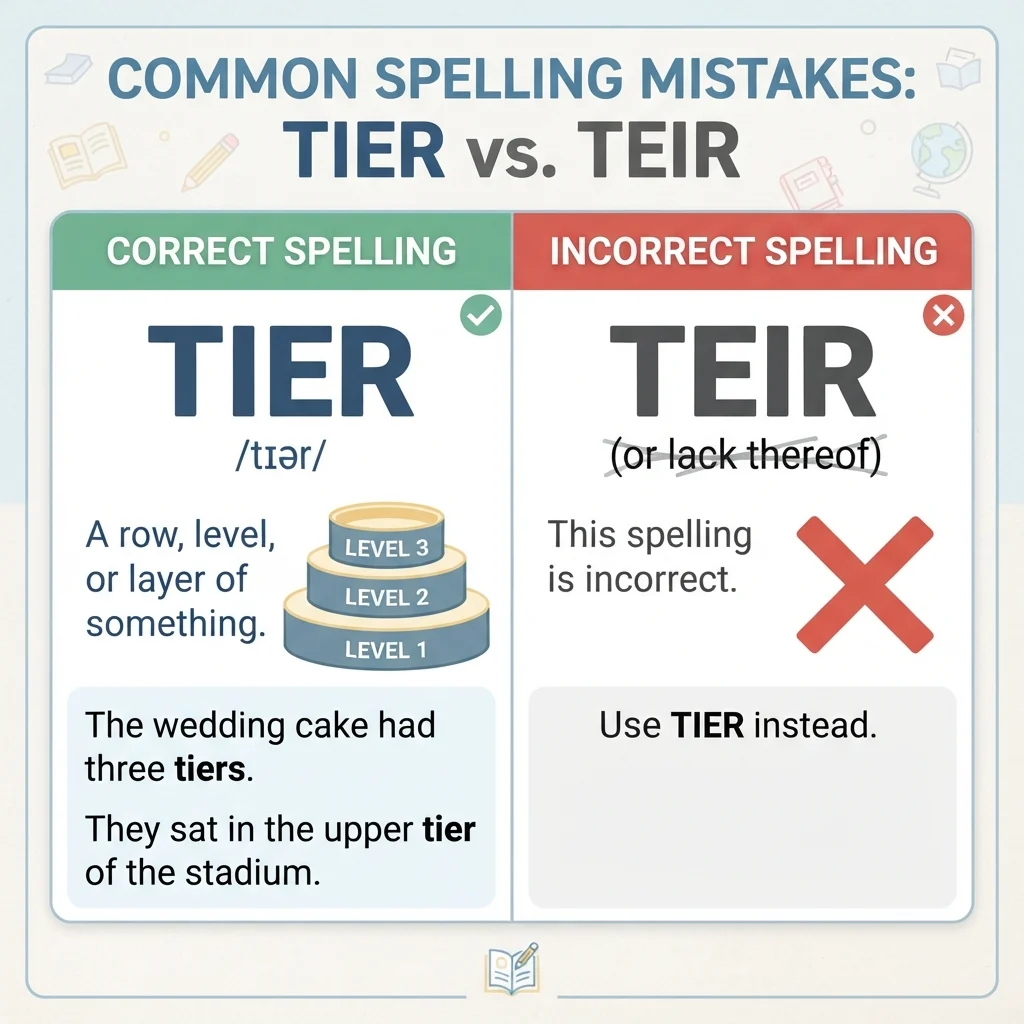 tier or teir