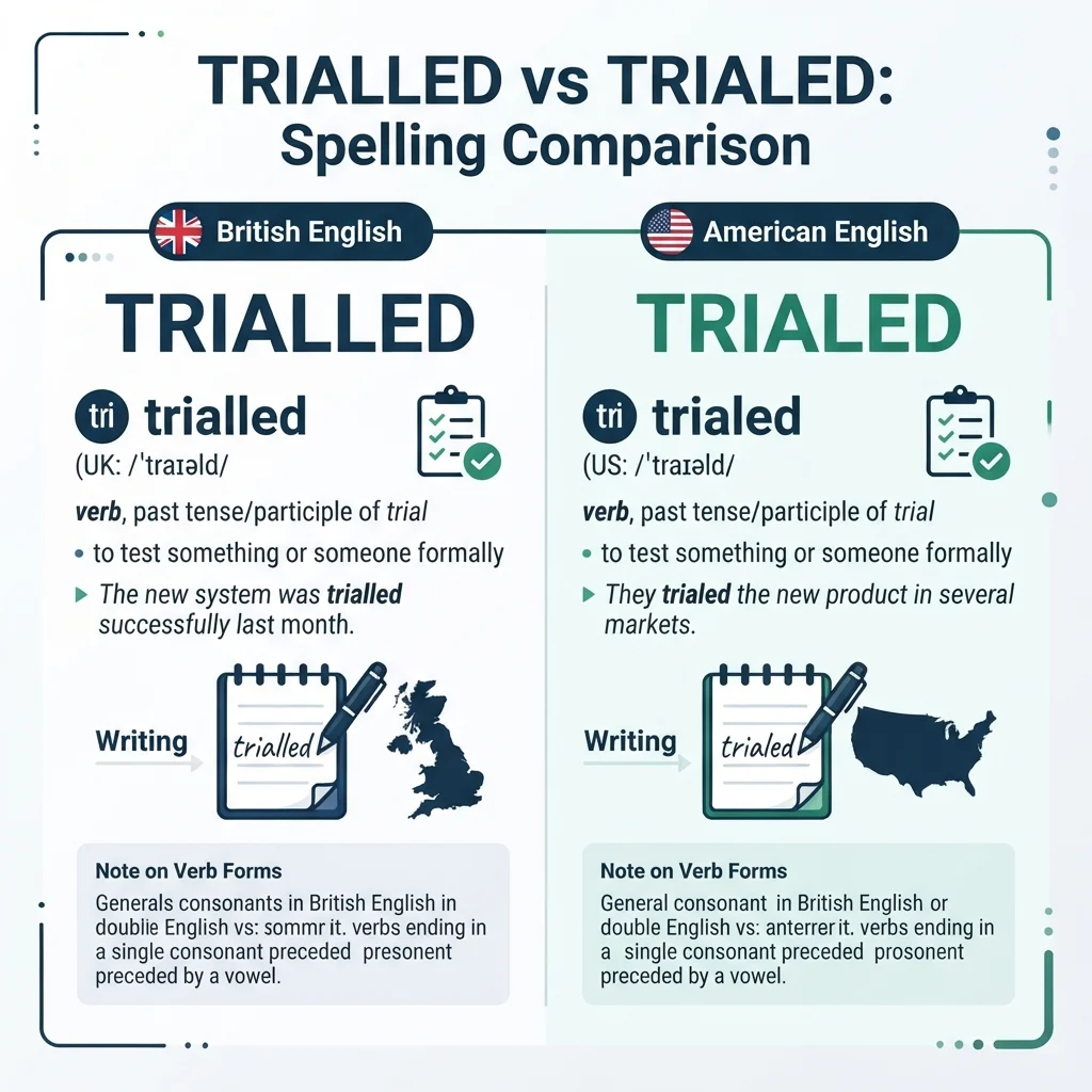trialled or trialed